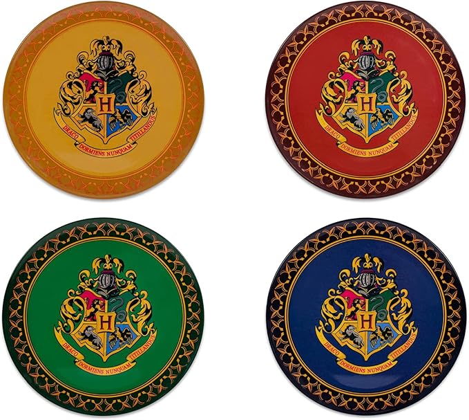 Harry Potter Hogwarts Crest Melamine Plate Set