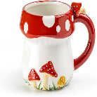 Fairytale Red Mushroom 14oz Ceramic Mug