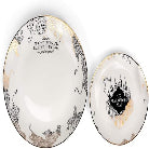 Harry Potter Marauder's Map Porcelain Set