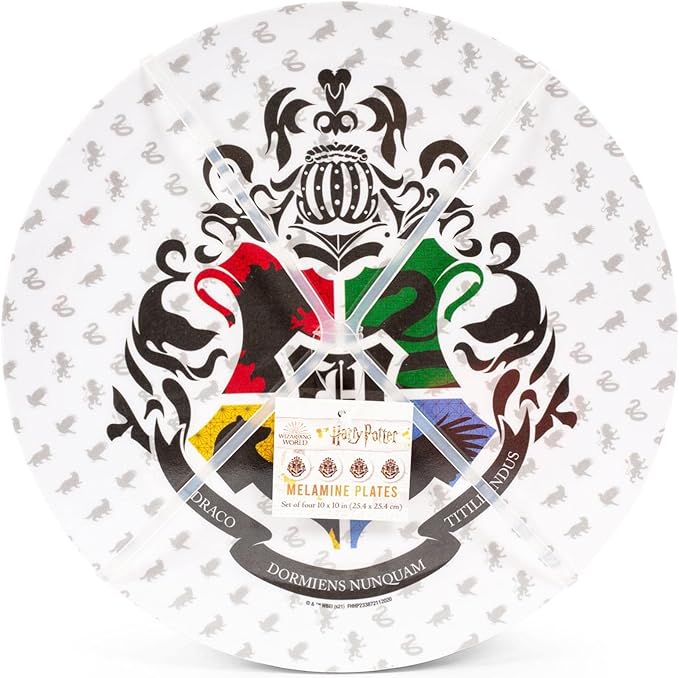 Harry Potter Hogwarts Crest Melamine Plates