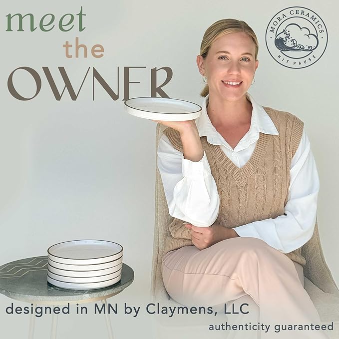 Flat Plates Set - Vanilla White