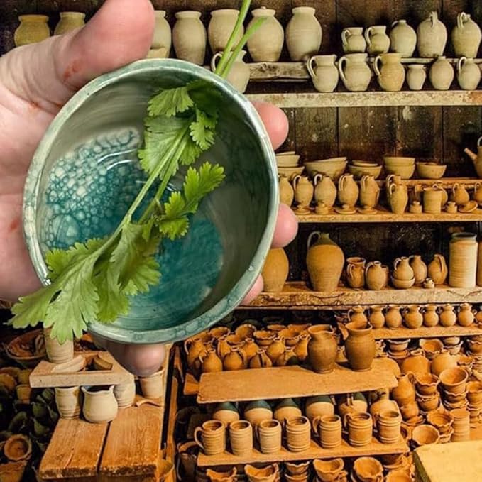 Pottery Herb Stripper Bowl